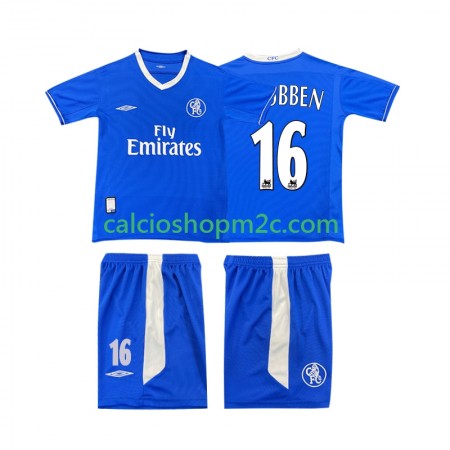 Chelsea Robben 16 2003 Retro Bambino Maglia Prima 2005 Manica Corta